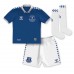 Cheap Everton Dwight McNeil #7 Home Football Kit Children 2023-24 Short Sleeve (+ pants)